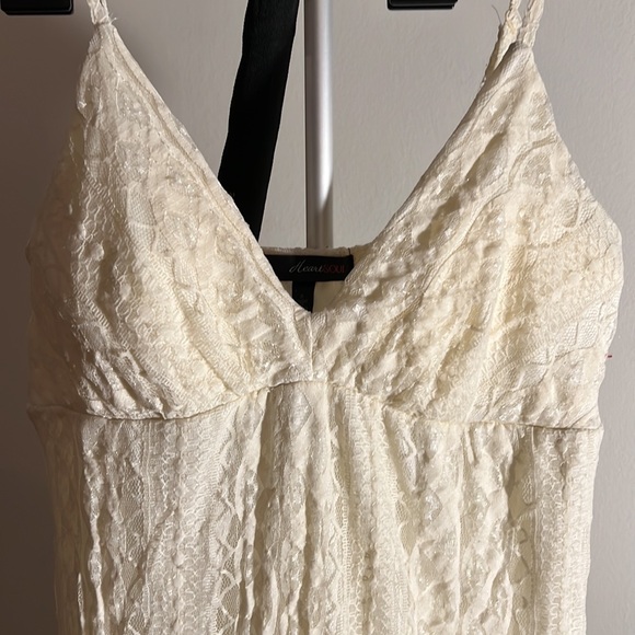 Lace Detailed Tiered Maxi Dress - Picture 2 of 7